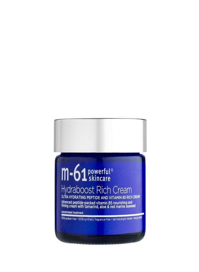 m-61 Hydraboost Rich Cream | Luxurious, Ultra Hydrating Face Cream With Peptides, Vitamin B5, Tamarind, Aloe, Red Marine Seaweed. 48-Hour Hydration. For Mature or Dry Skin - 1.7 Fl Oz - Image 1